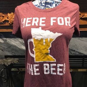 Minnesota Beer T-Shirt Women’s Small Short Sleeve